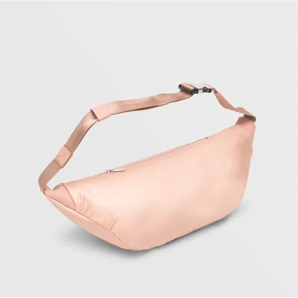 NWT Free People x Caraa Large Blush Pink Sling Bag - Picture 7 of 12